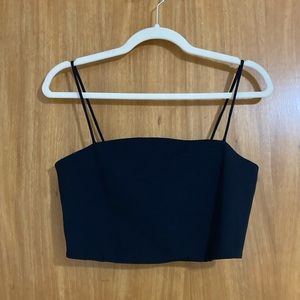 ZARA / Black Crop Top